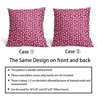 Foto 6 | Fundas de Almohada Sweetshow con Lunares Rosa 40 x 40 cm 2 Piezas - Venta Internacional