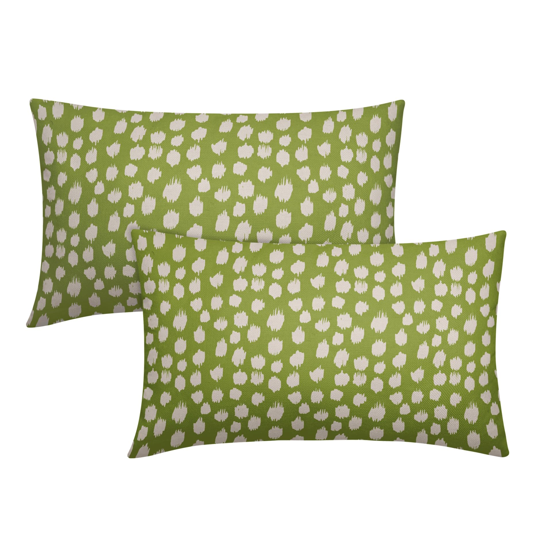Foto 2 pulgar | Fundas de Almohada Sweetshow con Lunares  Verde Lima 30 x 50 cm 2 Piezas- Venta Internacional
