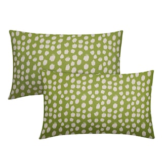 Foto 1 | Fundas de Almohada Sweetshow con Lunares Verde Lima 30 x 50 cm 2 Piezas- Venta Internacional