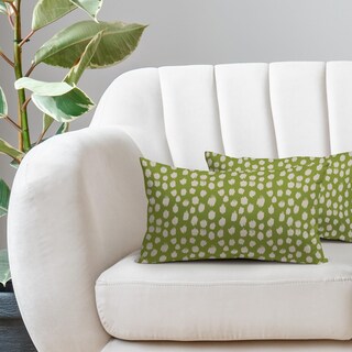 Foto 2 | Fundas de Almohada Sweetshow con Lunares Verde Lima 30 x 50 cm 2 Piezas- Venta Internacional