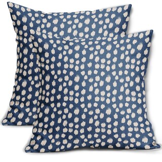 Foto 1 | Fundas de Almohada Sweetshow con Lunares Azules 50 x 50 cm 2 Piezas - Venta Internacional