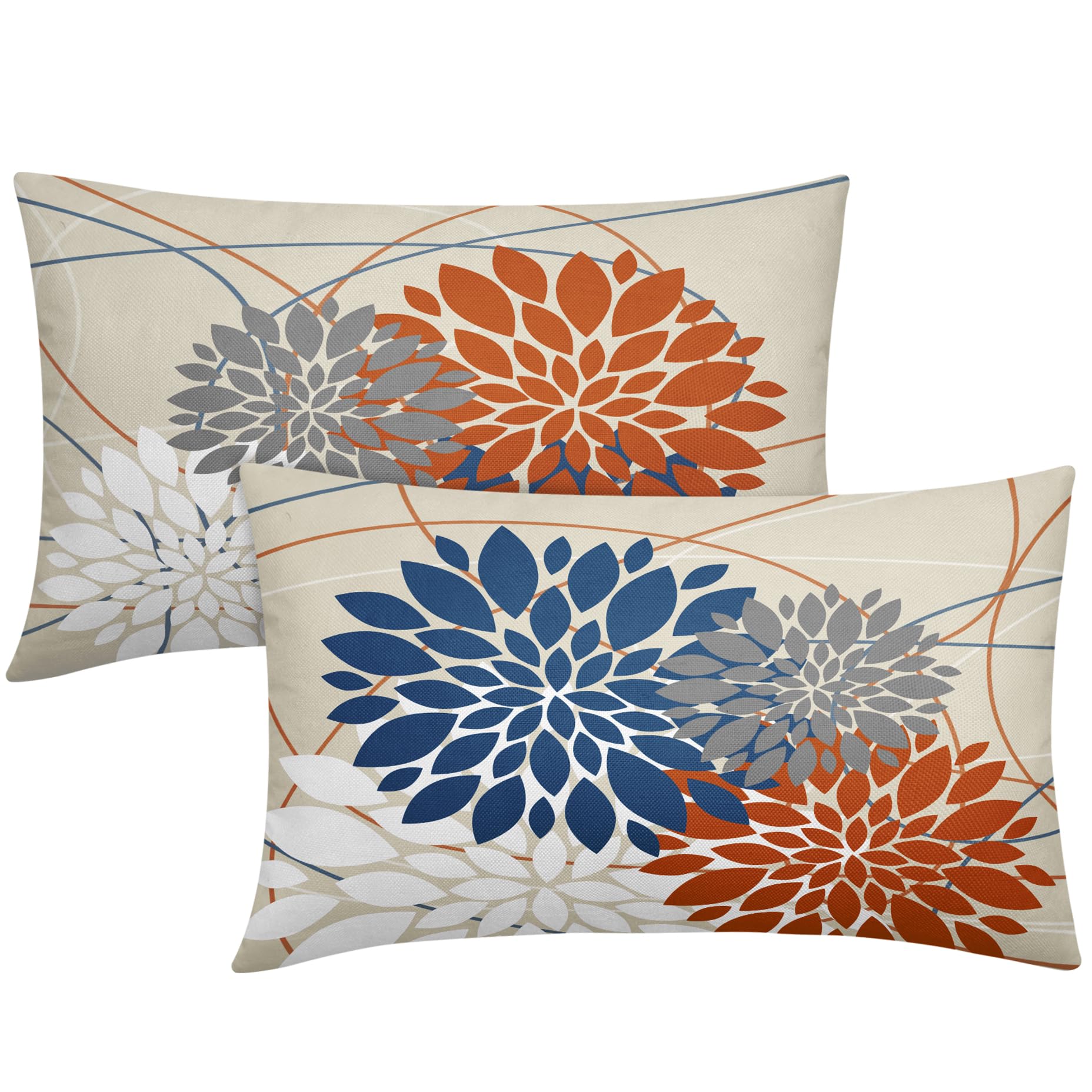 Foto 2 pulgar | Juego de 2 Fundas de Almohada Sweetshow Dalia 30 x 50 cm - Venta Internacional