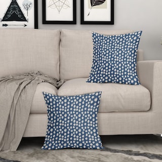 Foto 3 | Fundas de Almohada Sweetshow con Lunares Azules 2 Piezas- Venta Internacional