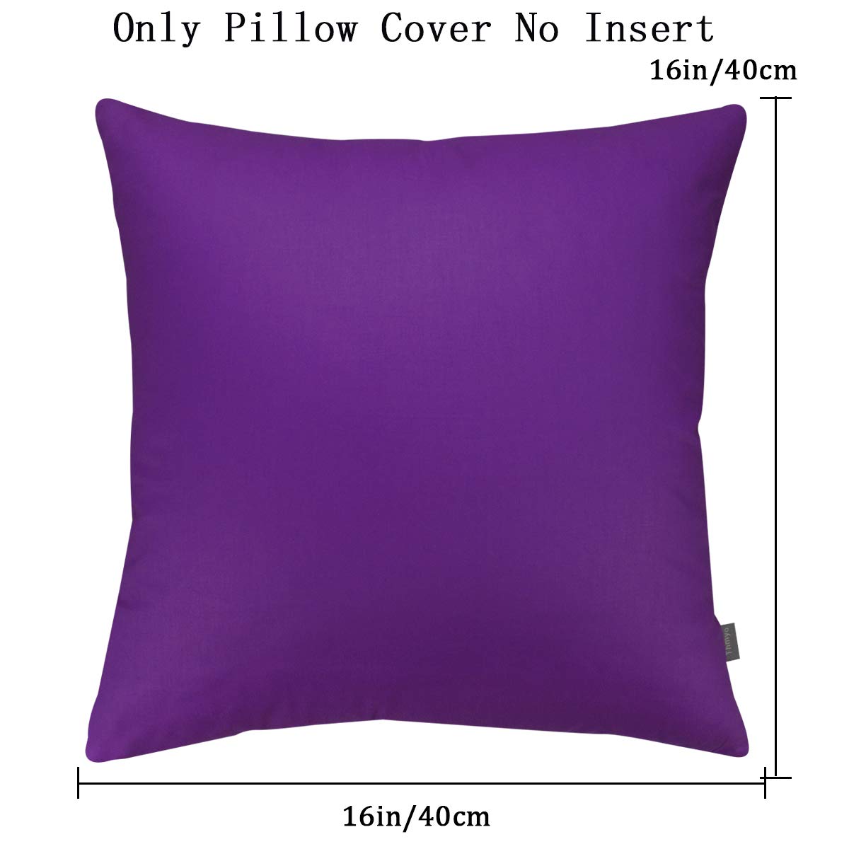 Foto 6 pulgar | Funda de Cojín Thmyo 40 x 40 cm Violeta 4 Piezas- Venta Internacional