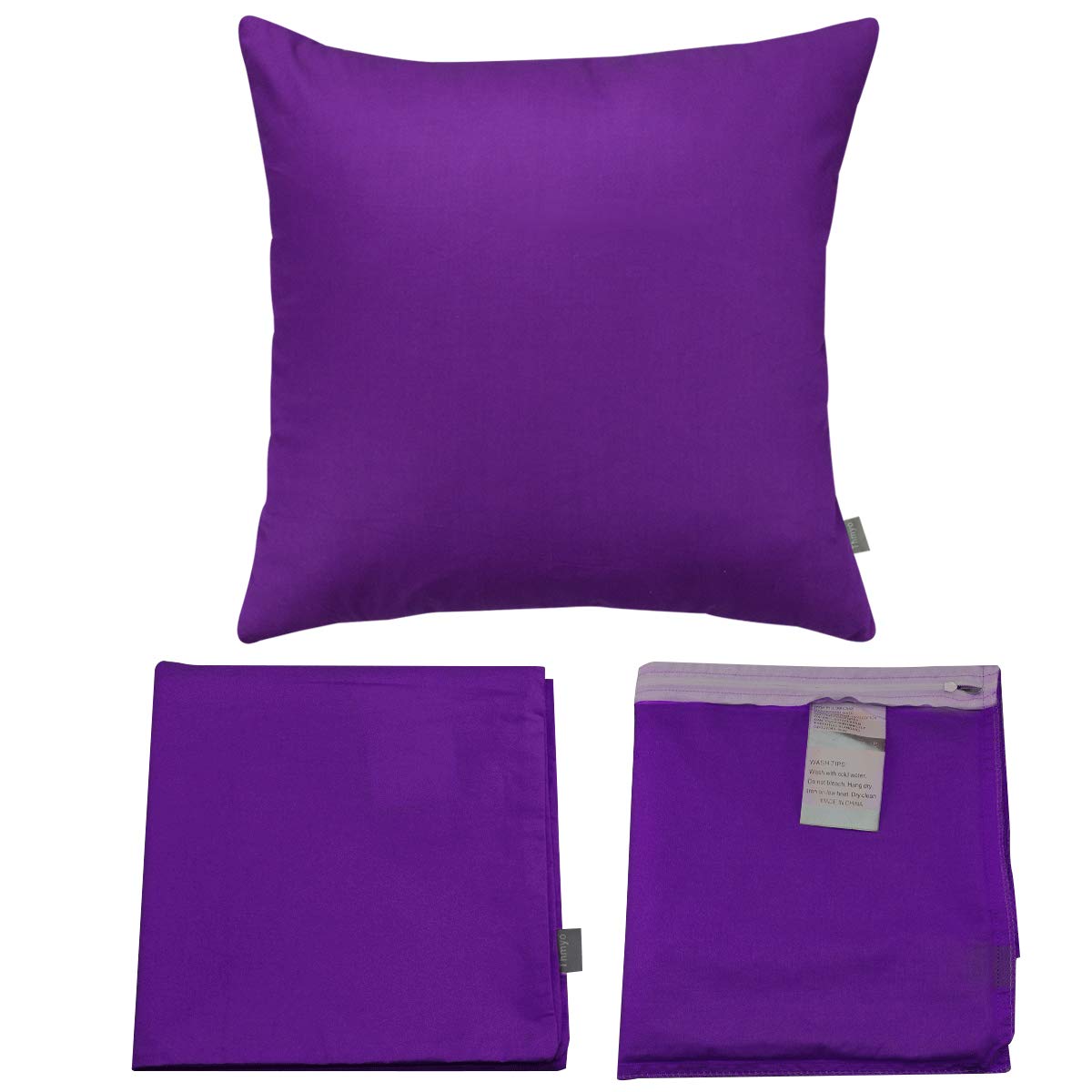 Foto 8 pulgar | Funda de Cojín Thmyo 40 x 40 cm Violeta 4 Piezas- Venta Internacional