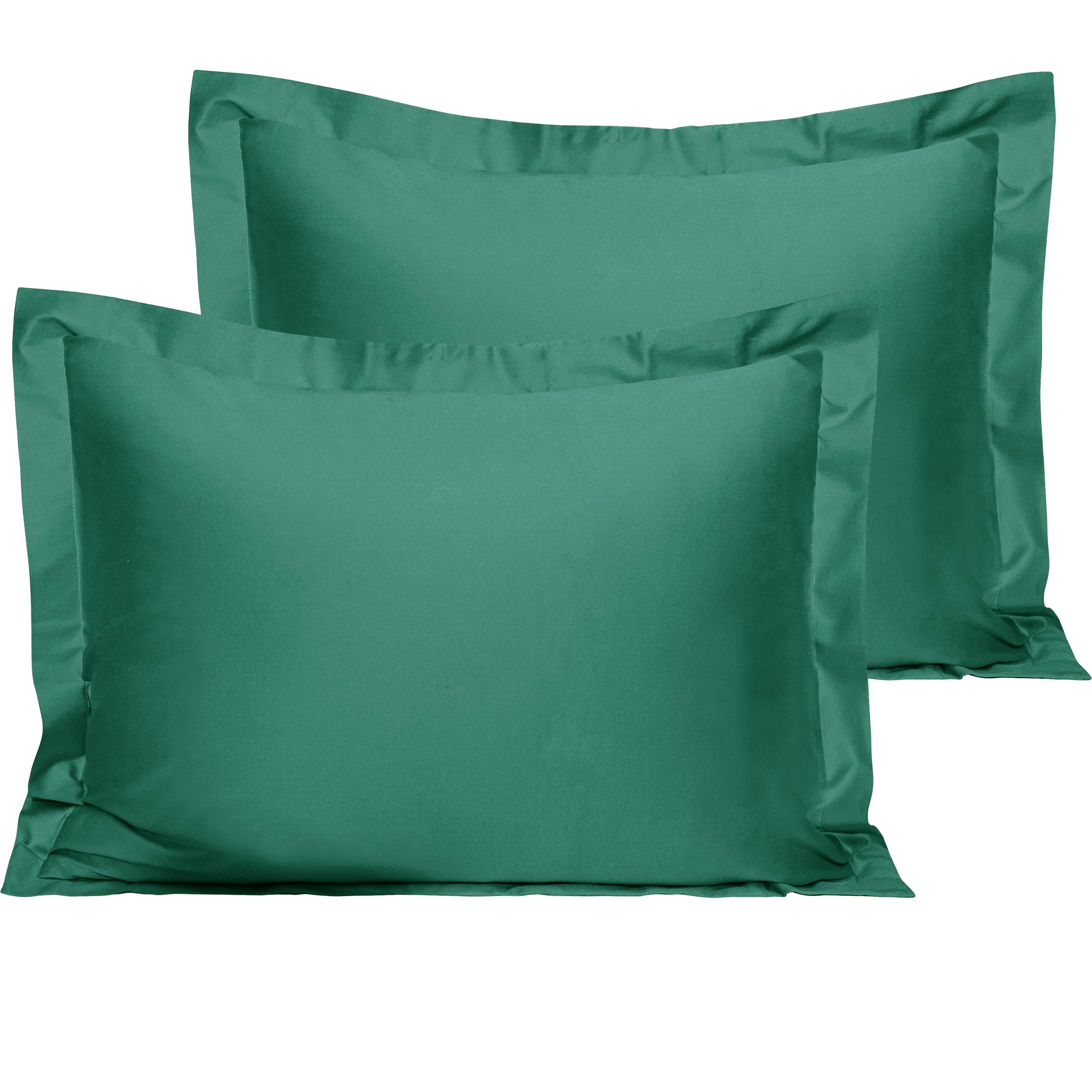Foto 2 pulgar | Fundas de Almohada Ntbay Queen 2 Piezas Verde Oscuro - Venta Internacional