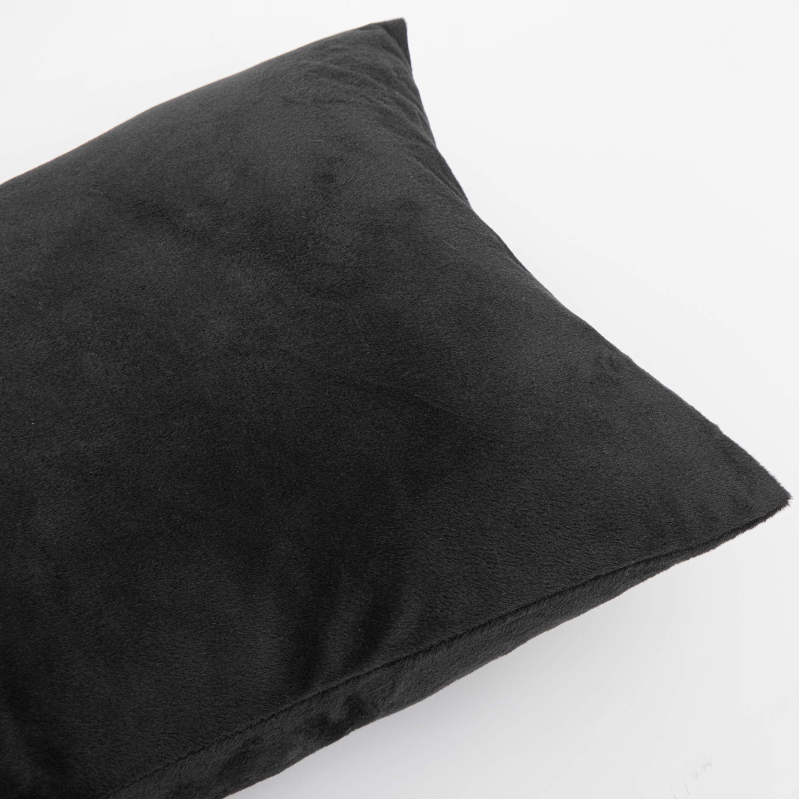 Foto 6 pulgar | Fundas para Almohadas Ntbay Negras 2 Piezas-Venta Internacional