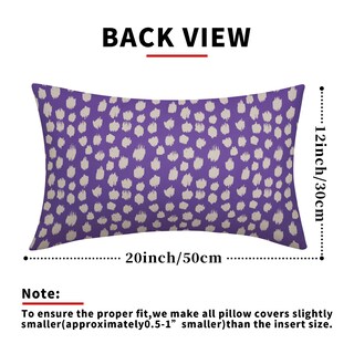 Foto 4 | Fundas de Almohada Sweetshow con Lunares Morados y Crema - Venta Internacional
