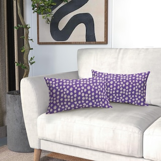 Foto 6 | Fundas de Almohada Sweetshow con Lunares Morados y Crema - Venta Internacional