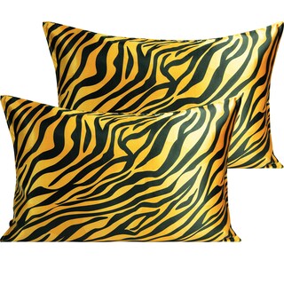 Foto 1 | Fundas de Almohada Ntbay Satin Queen Amarillo y Negro - Venta Internacional
