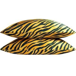 Foto 5 | Fundas de Almohada Ntbay Satin Queen Amarillo y Negro - Venta Internacional