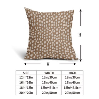 Foto 5 | Fundas de Almohada Sweetshow con Lunares Marrones y Crema - Venta Internacional