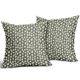 Foto 2 | Fundas de Almohada Sweetshow Verde Salvia con Lunares - Venta Internacional