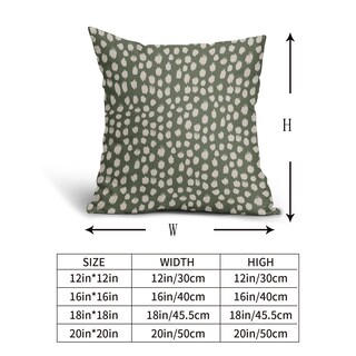 Foto 5 | Fundas de Almohada Sweetshow Verde Salvia con Lunares - Venta Internacional