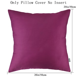Foto 2 | Funda de Cojín Thmyo 100% Algodón Púrpura - Venta Internacional