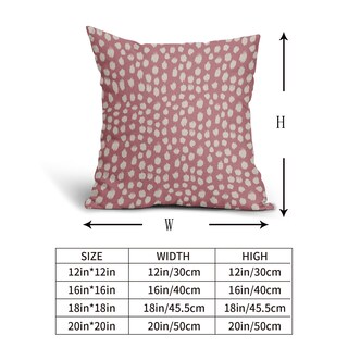 Foto 5 | Fundas de Almohada Sweetshow con Lunares Rosados y Crema de 50 x 50 cm 2 piezas - Venta Internacional