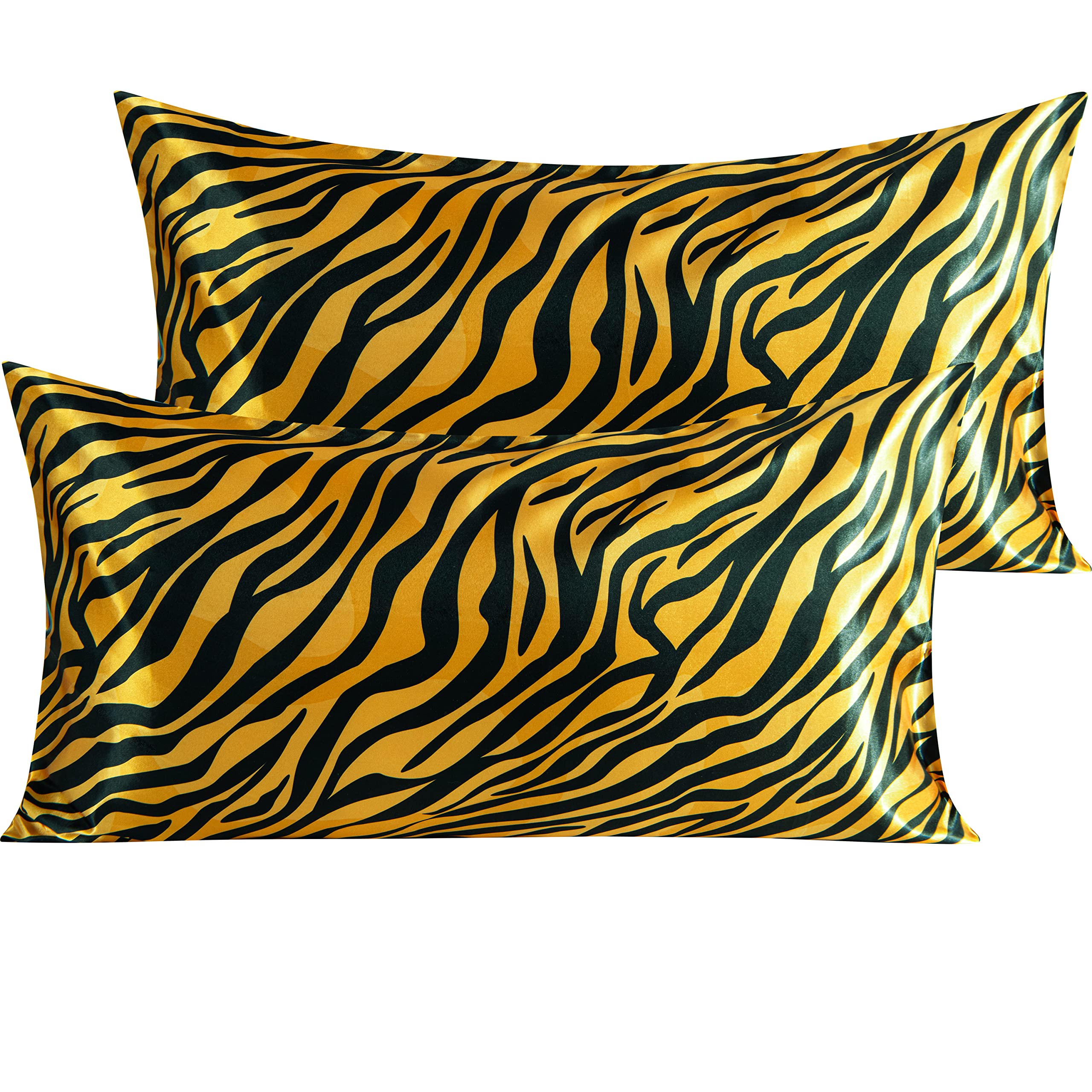 Foto 2 pulgar | Fundas de Almohada Ntbay Satin King Tamaño 20 x 36 Pulgadas Amarillo y Negro - Venta Internacional