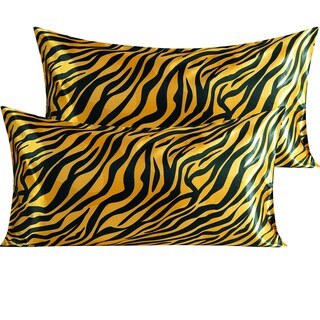 Foto 1 | Fundas de Almohada Ntbay Satin King Tamaño 20 x 36 Pulgadas Amarillo y Negro - Venta Internacional