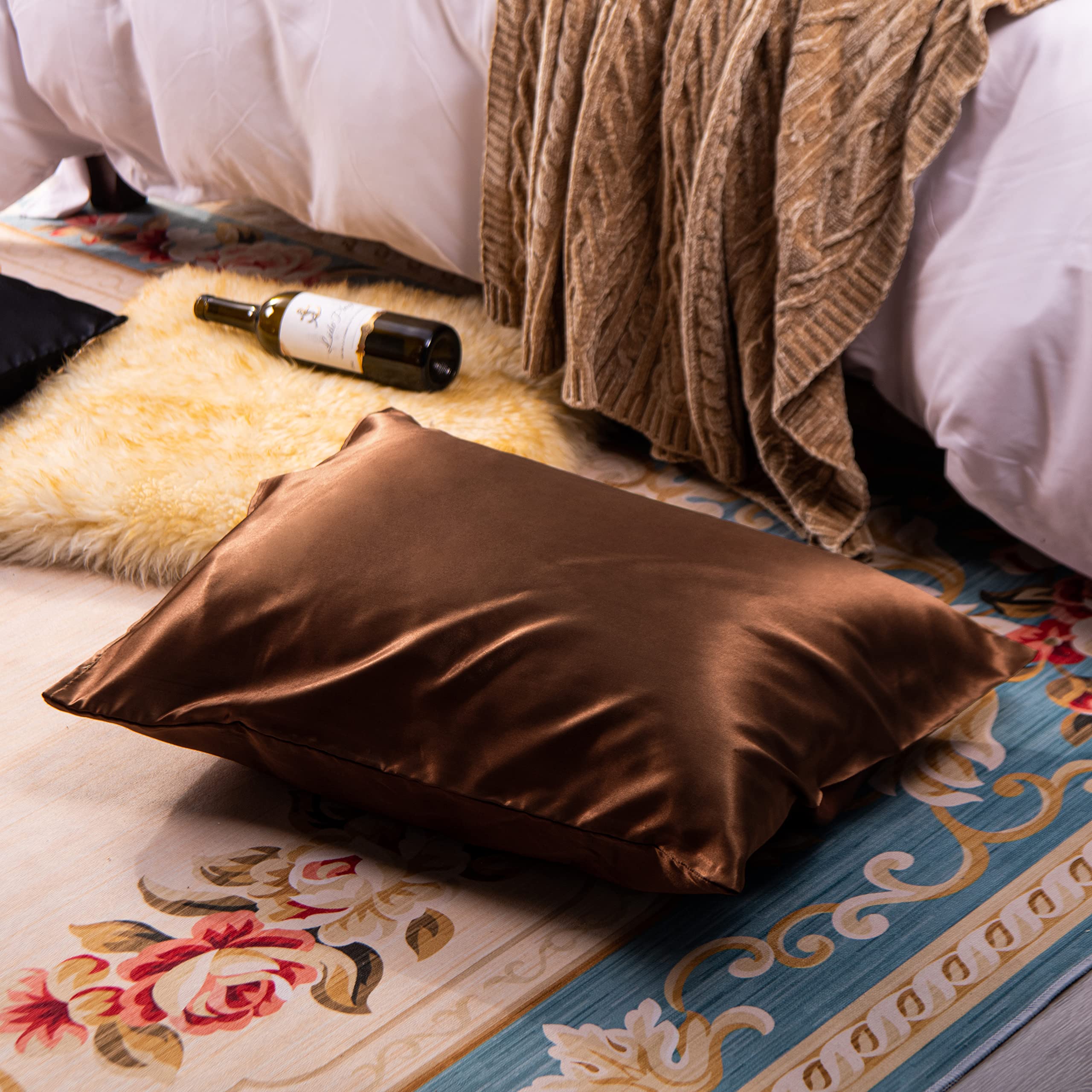 Foto 6 | Fundas de Almohada Ntbay Satin King Tamaño 20 X 36 cm Para Cabello Y Piel - Venta Internacional