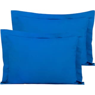 Foto 1 | Set De 2 Fundas De Almohada Flxxie De Microfibra Tamaño Queen Color Azul Real - Venta Internacional