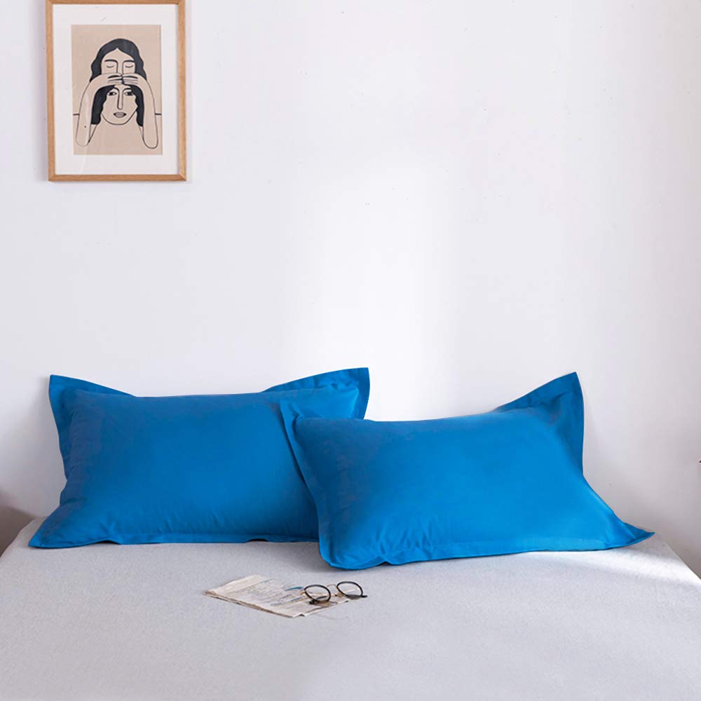 Foto 5 | Set De 2 Fundas De Almohada Flxxie De Microfibra Tamaño Queen Color Azul Real - Venta Internacional