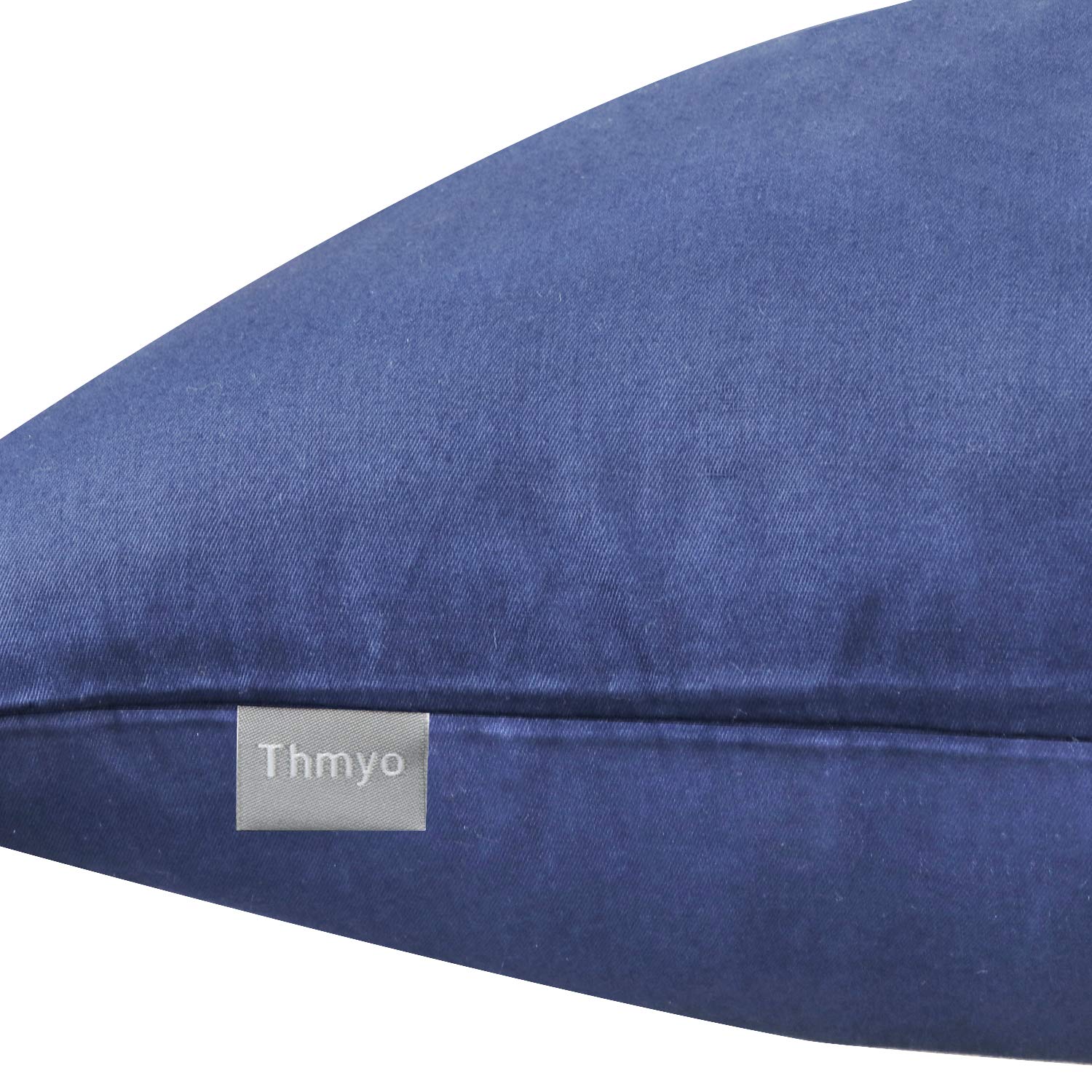 Foto 7 | Funda de Cojín Thmyo de Algodón 66 X 66 Cm color Azul Oscuro 4 Unidades - Venta Internacional