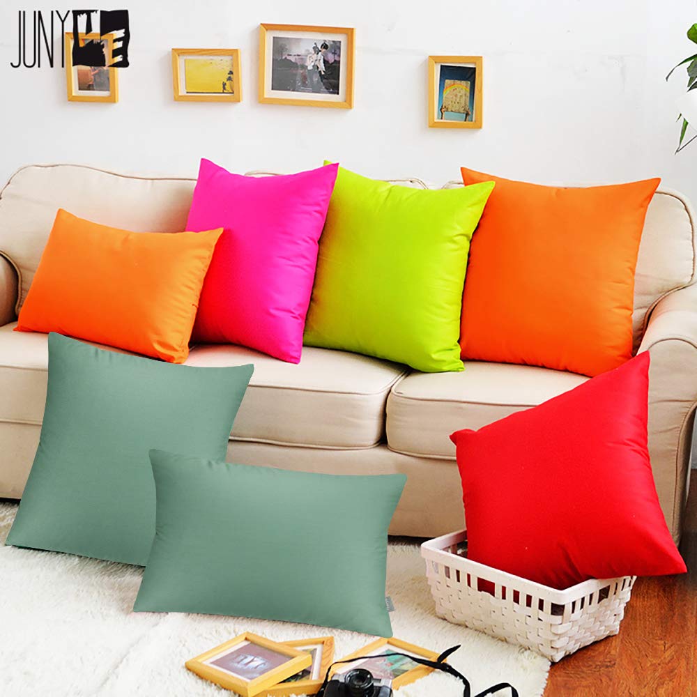 Foto 5 pulgar | Funda de Cojín Thmyo de algodón 66 X 66 Cm Color Verde Niebla 4 Unidades - Venta Internacional