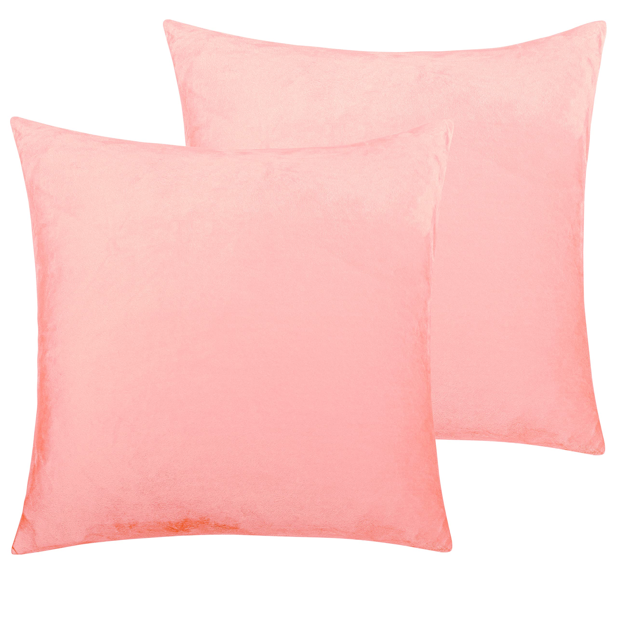 Foto 2 pulgar | Fundas De Cojín Ntbay De Terciopelo De 40 X 40 Cm, Color Rosa Claro (paquete De 2) - Venta Internacional.
