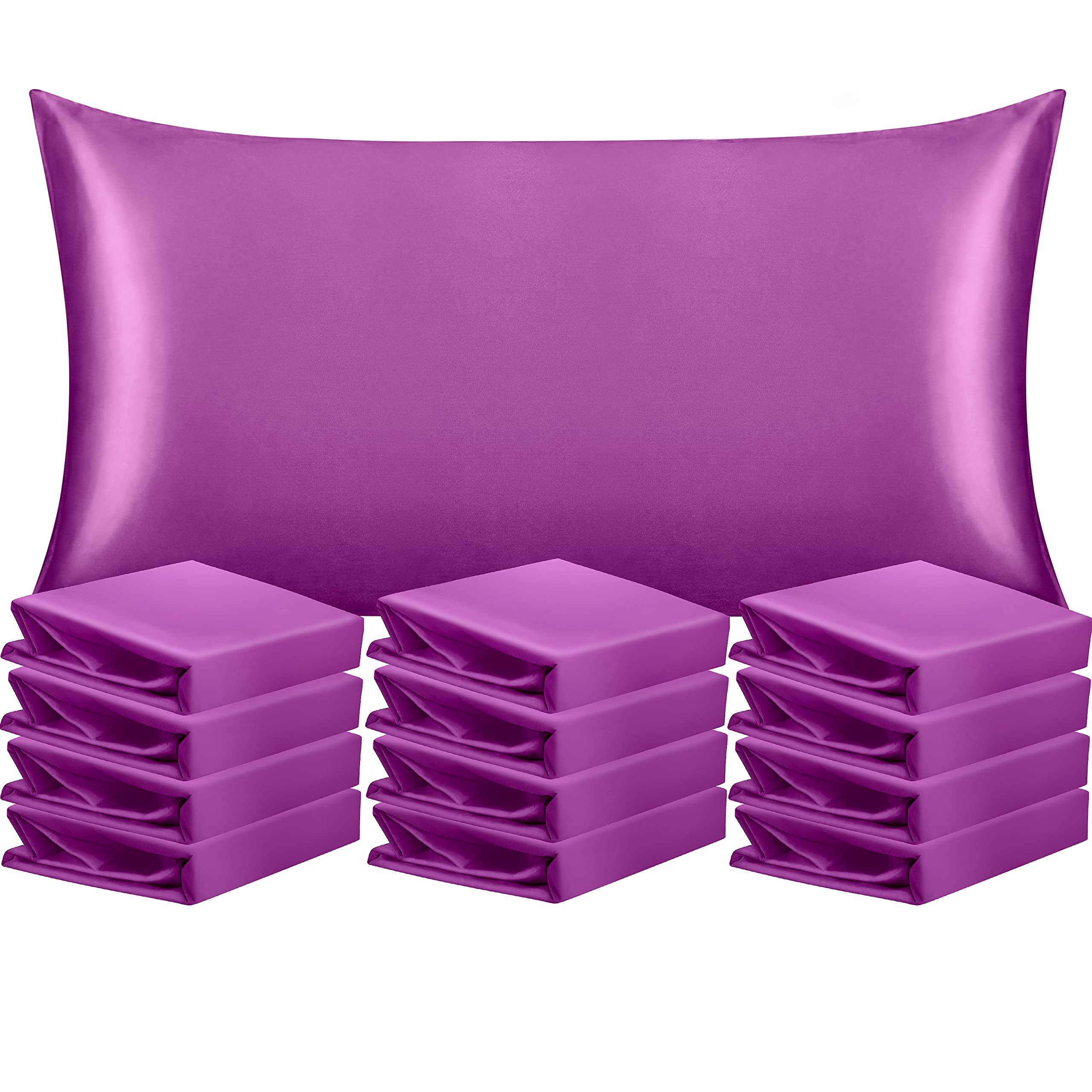 Foto 2 pulgar | Fundas de Almohada Ntbay Satin King Tamaño 20 X 36 cm Morado - Venta Internacional