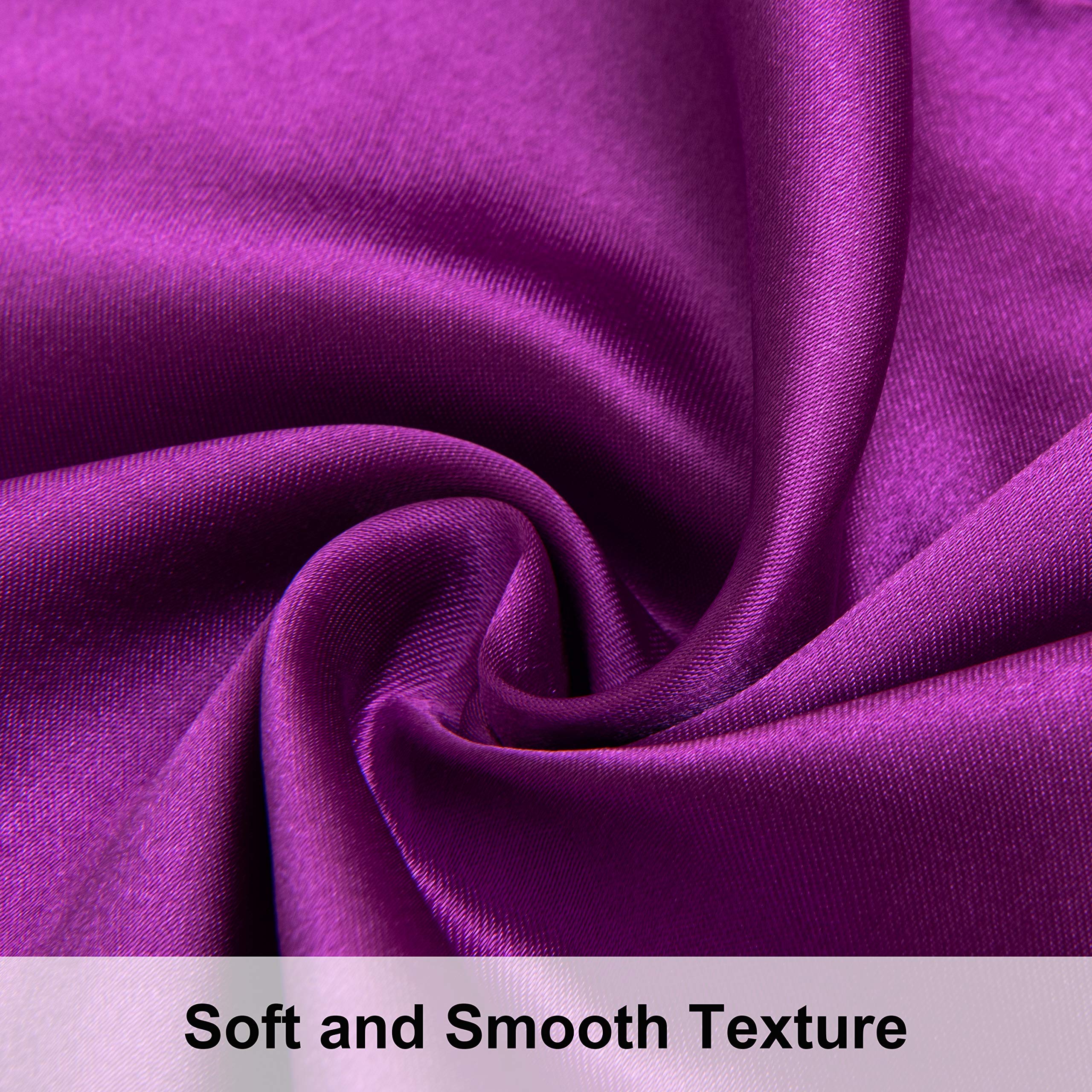 Foto 3 | Fundas de Almohada Ntbay Satin King Tamaño 20 X 36 cm Morado - Venta Internacional