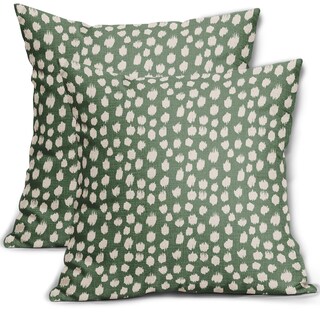 Foto 1 | Fundas de Almohada Sweetshow con Lunares de Color Verde Salvia 40 X 40 cm - Venta Internacional