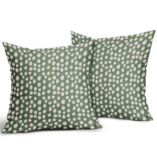 Foto 2 | Fundas de Almohada Sweetshow con Lunares de Color Verde Salvia 40 X 40 cm - Venta Internacional