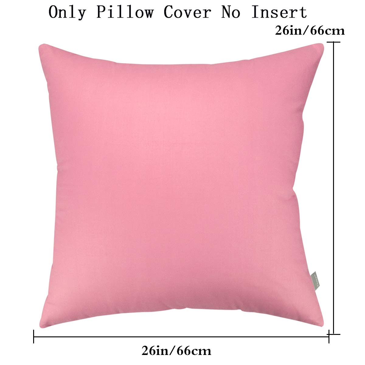 Foto 3 pulgar | Funda de Cojín Thmyo, 100% Algodón 66 X 66 Cm 4 Unidades color Rosa - Venta Internacional