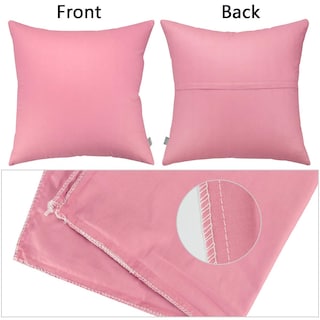 Foto 6 | Funda de Cojín Thmyo, 100% Algodón 66 X 66 Cm 4 Unidades color Rosa - Venta Internacional