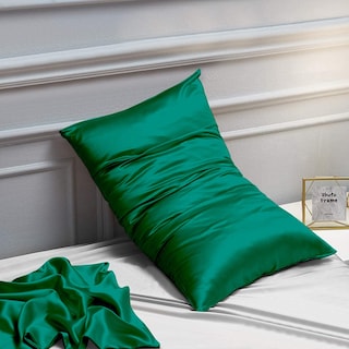 Foto 4 | Fundas de Almohada de Satén NTBAY King Verde Oscuro Paquete de 12 - Venta Internacional