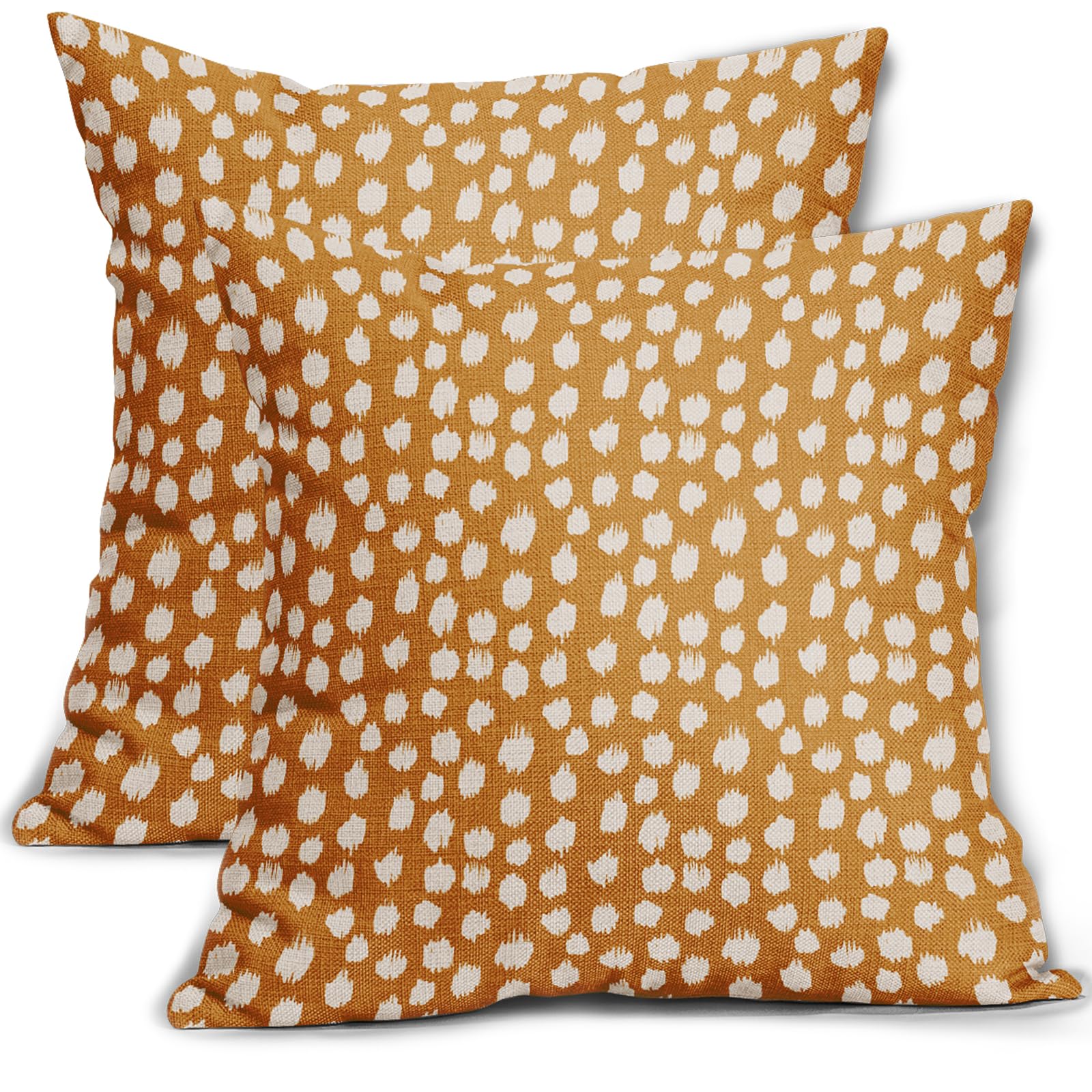 Foto 2 pulgar | Fundas ce Almohada Sweetshow con Lunares color Amarillo Mostaza 45 X 45 Cm - Venta Internacional