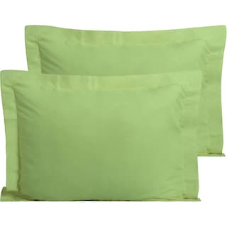 Foto 1 | Juego de 2 Fundas de Almohada Flxxie de Microfibra Tamaño Queen (50 X 75 Cm) color Verde - Venta Internacional