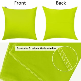 Foto 6 | Funda de Cojín Thmyo 100% Algodón 60 X 60 Cm Verde Claro 4 Unidades - Venta Internacional
