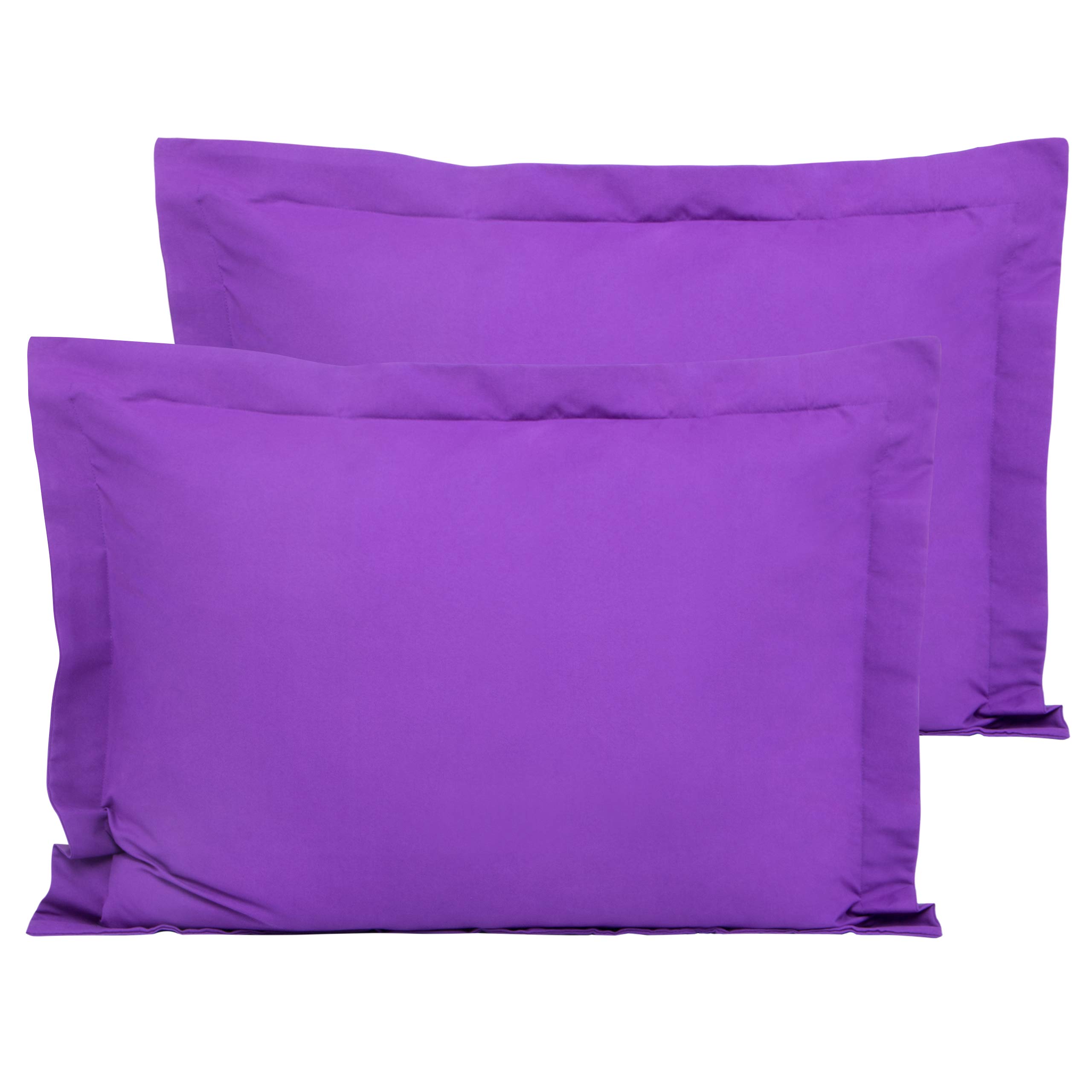 Juego de 2 Fundas para Almohada Estándar de Microfibra Flxxie color Morado - Venta Internacional