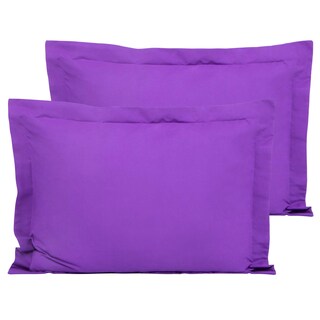 Foto 1 | Juego de 2 Fundas para Almohada Estándar de Microfibra Flxxie color Morado - Venta Internacional