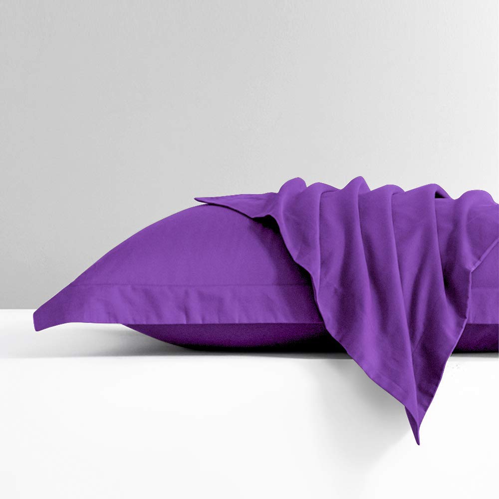 Foto 5 pulgar | Juego de 2 Fundas para Almohada Estándar de Microfibra Flxxie color Morado - Venta Internacional
