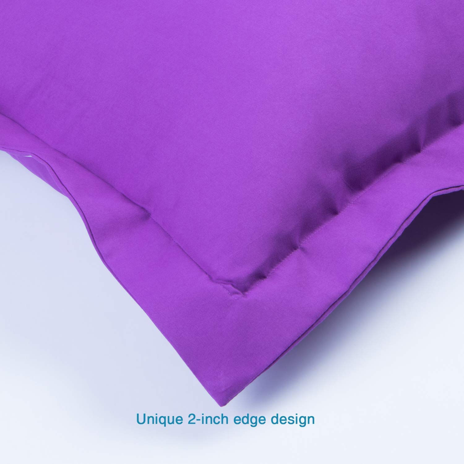 Foto 6 pulgar | Juego de 2 Fundas para Almohada Estándar de Microfibra Flxxie color Morado - Venta Internacional