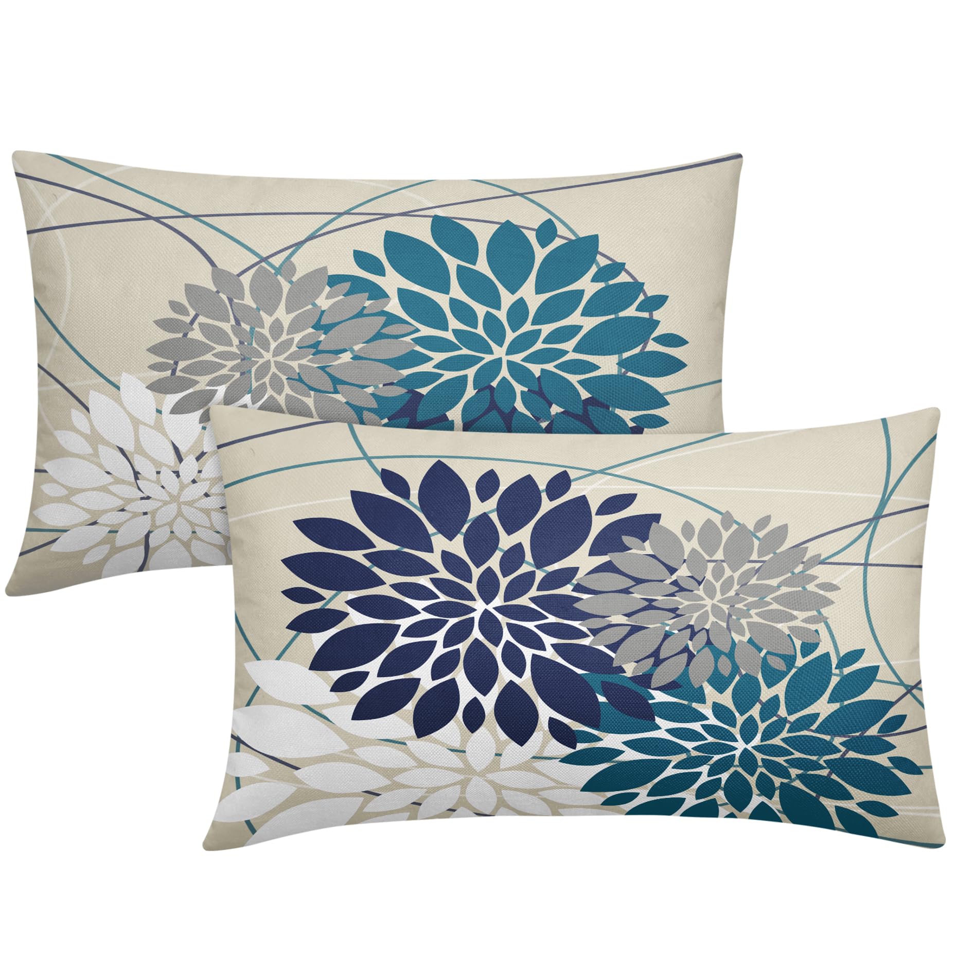 Foto 2 pulgar | Fundas de Almohada Sweetshow Multicolor 30 X 50 Cm Lino - Venta Internacional