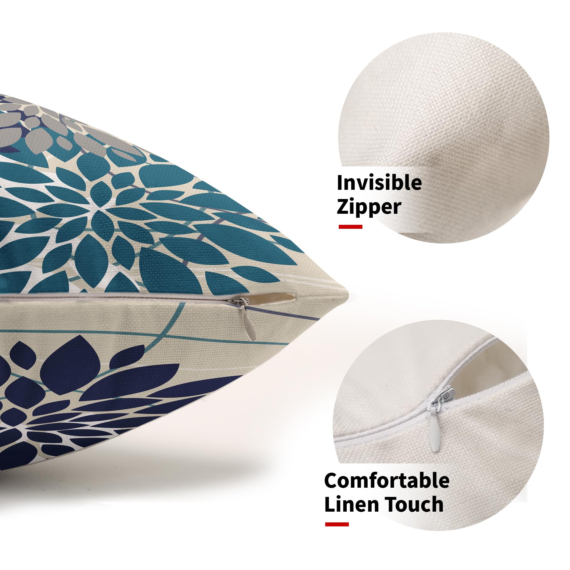 Foto 4 pulgar | Fundas de Almohada Sweetshow Multicolor 30 X 50 Cm Lino - Venta Internacional