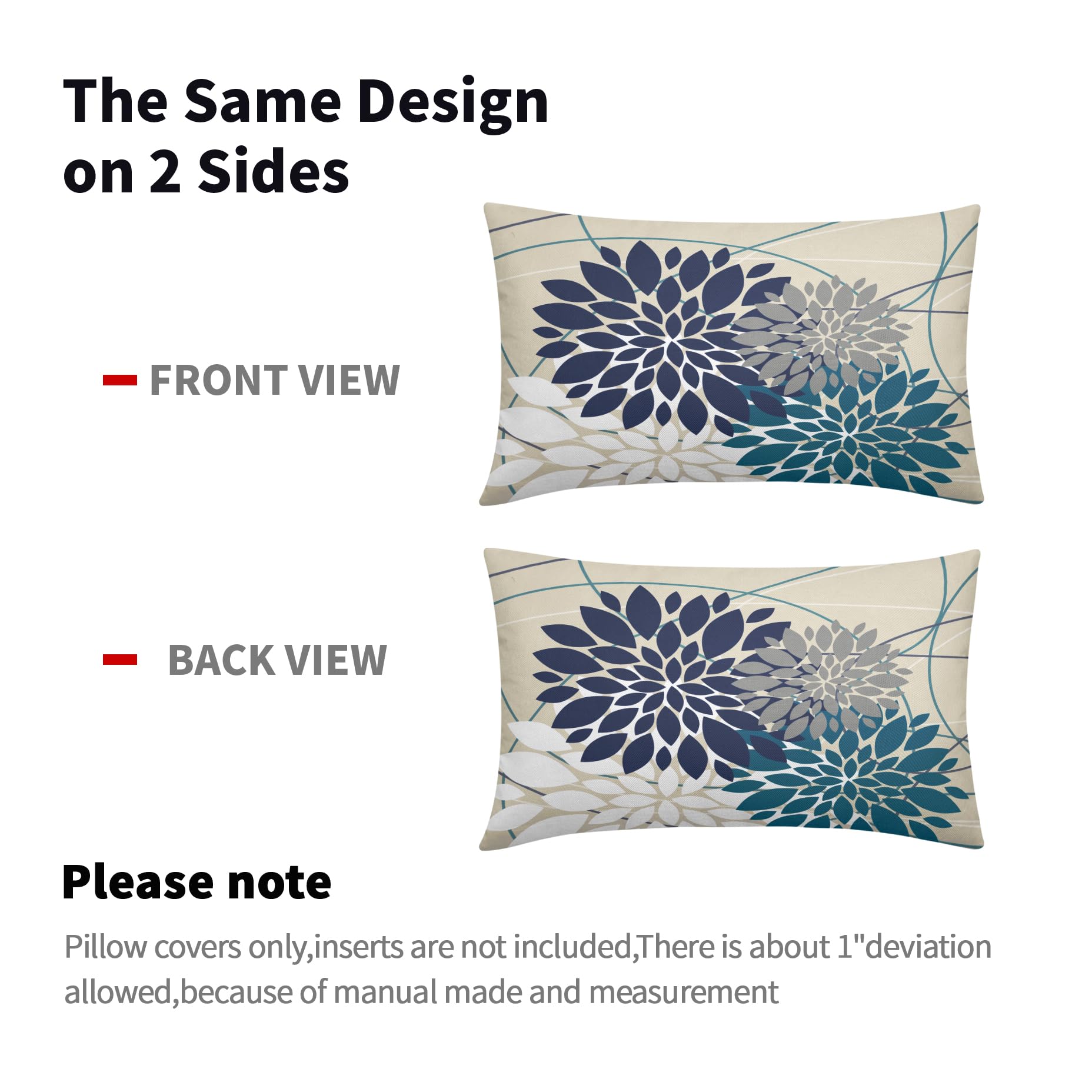Foto 6 pulgar | Fundas de Almohada Sweetshow Multicolor 30 X 50 Cm Lino - Venta Internacional