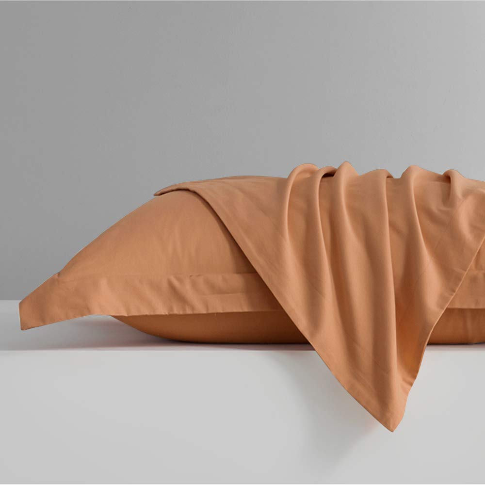 Foto 5 pulgar | Set de 2 Fundas de Almohada FLXXIE de Microfibra Tamaño Queen en Color Canela - Venta Internacional