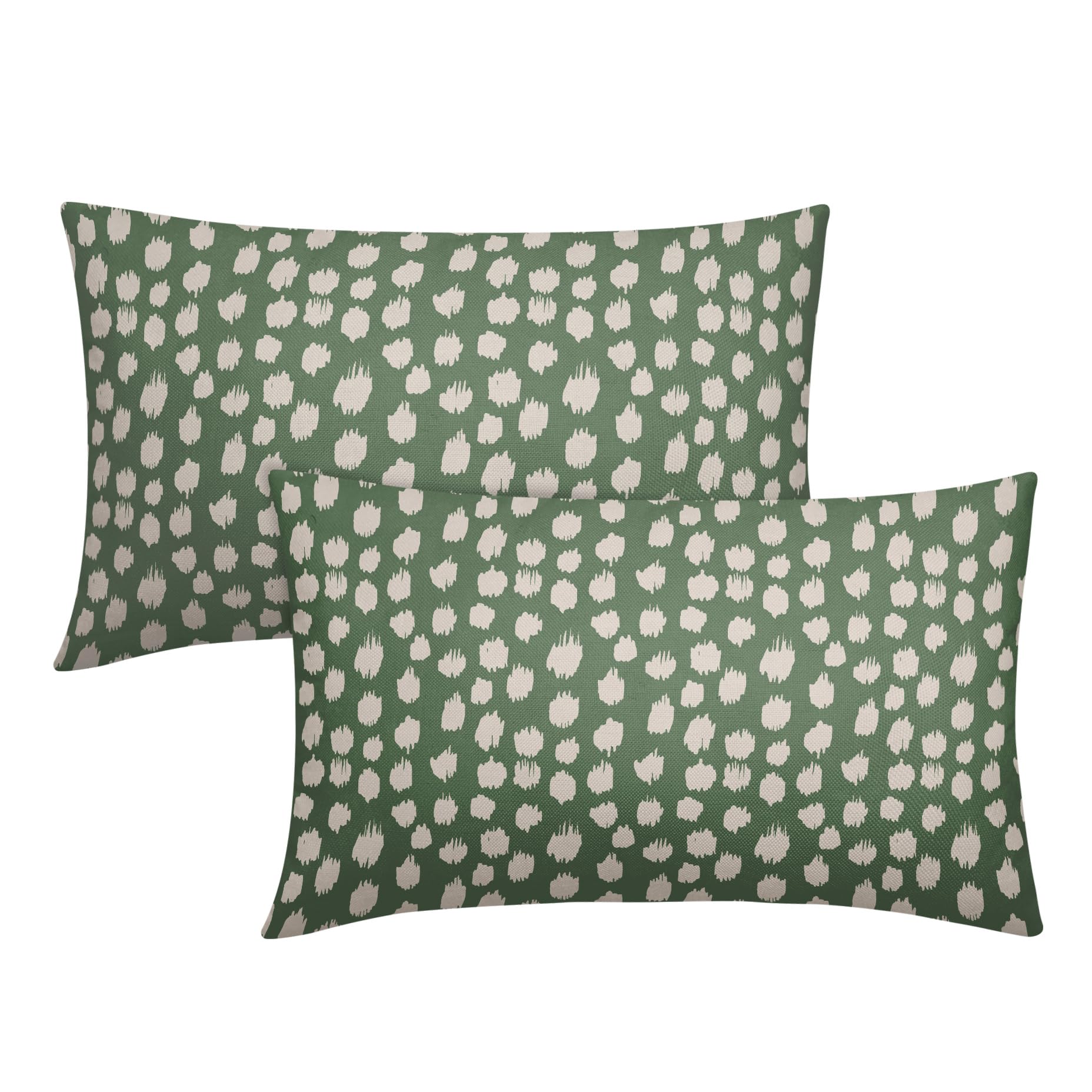 Foto 2 pulgar | Fundas de Almohada Sweetshow con Lunares Verdes Salvia - Juego de 2 - Venta Internacional