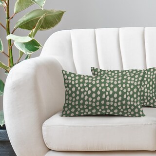 Foto 2 | Fundas de Almohada Sweetshow con Lunares Verdes Salvia - Juego de 2 - Venta Internacional