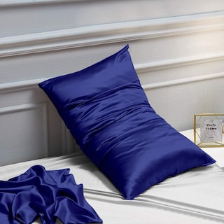 Foto 4 | Fundas de Almohada de Satén NTBAY King Azul Marino Paquete de 12 - Venta Internacional