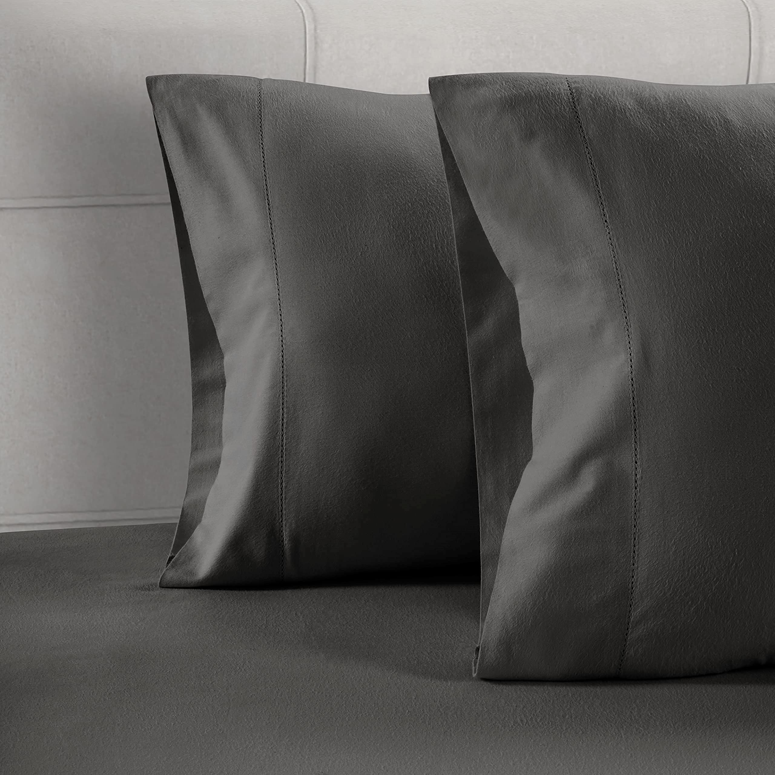 Foto 4 | Fundas De Almohada Lane Linen, Tamaño King, 100% Algodón Egipcio, X2 - Venta Internacional.